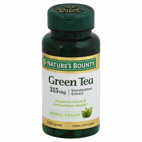 Natures Bounty Green Tea Extract 315Mg Capsules, 100PK 174459